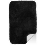 Canopy Essential Soft Bath Rug, Rich Black