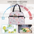 thumbnail image 5 of Goofa Cute Sheep Pattern Lunch Bag ,Insulated Lunch Box, Small Leakproof Cooler Food Lunch Containers Reusable High Capacity Lunch Tote Bags, 5 of 8