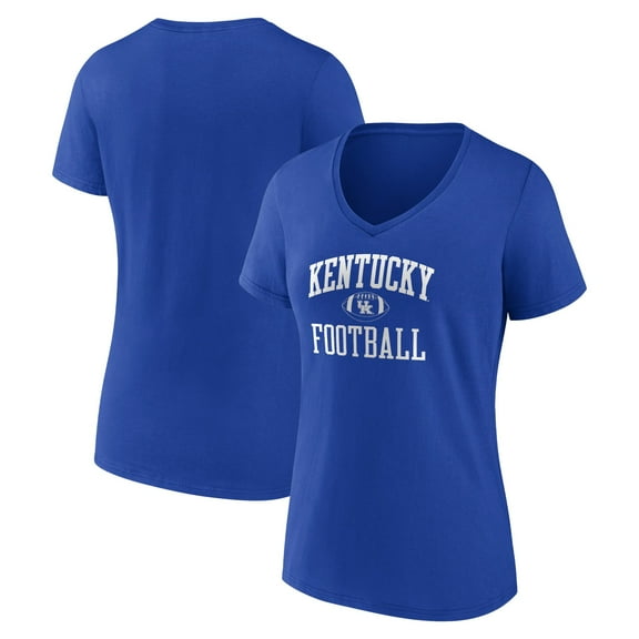 Women's Royal Kentucky Wildcats First Sprint Team V-Neck T-Shirt