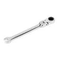 thumbnail image 4 of ETEREAUTY 7mm Flexible Head Ratchet Wrench Spanner Chrome Vanadium Steel for Home and Factory Use Silver 130mm, 4 of 6
