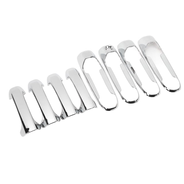 4 Uds cubierta cromada de manija de puerta antiarañazos tapa de manija lateral izquierda derecha reemplazo para Dodge RAM 1500 2500 3500