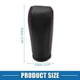 thumbnail image 5 of Unique Bargains Gear Shifting Knob Cover Automatic Transmission Lever Trim for BMW 328i Faux Leather Black Red Blue, 5 of 7