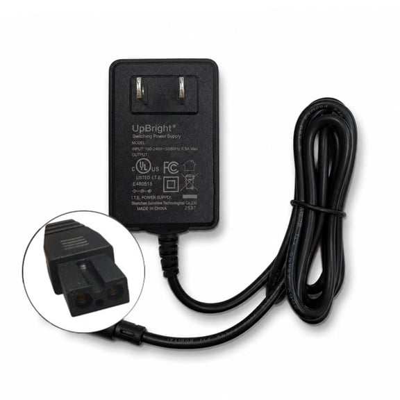 Replacement AC Adapter Compatible with 2-Prong LVKE-L1 YM-S2-01 YMS201 TPQ-233G126100UW01 ZL-012BL1251000US01 Cordless Robotic Pool Vacuum Cleaner Power Supply