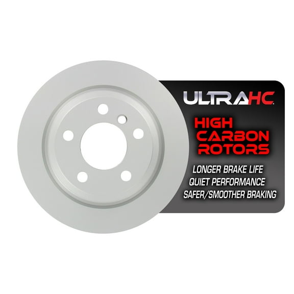UltraHC Coated High Carbon Brake Rotor, Rear UR004072, BMW X1 2015-2013