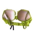 thumbnail image 4 of Victoria's Secret Shine Strap Lace Push-Up Bra Garter Brazilian Panty 3 Piece Set Color Limelight 38D/X-Large NWT, 4 of 9