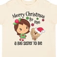 thumbnail image 4 of Inktastic Merry Christmas to Me, a Big Sister to Be Girls Toddler T-Shirt, 4 of 5