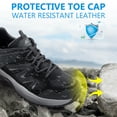 thumbnail image 5 of CAMEL Men's Hiking Shoes Anti-Slip Hiker Climbing Sneakers Outdoor Athletic Walking Trekking Climbing Running Shoes Black Size 12.5, 5 of 9