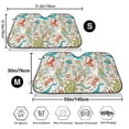thumbnail image 3 of Kdxio Wild Sea Life Print Windshield Sun Shade,UV Rays and Sun Heat Protection,Sunshade for Car Windshield,Car Shade Front Windshield - Small, 3 of 5