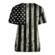 thumbnail image 5 of T Shirts Shirts For Men, Men's American Flag T-Shirt Patriotic Tee Short Sleeve Apperal Workout Muscle T Shirts 2XL, 5 of 5