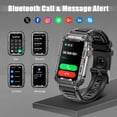 thumbnail image 3 of Cyberdyer Smart Watch for Women Men(Call Receive/Dial), 1.57inch Watch with 107 Sports Modes Smartwatch Compatible with iOS Android, Black, 1pc, 3 of 5