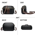 thumbnail image 4 of Bolso bandolera urbano simple de un solo hombro, bolso de cuero suave para mujer MFZFUKR CPB-US-PSF971-4, 4 of 5
