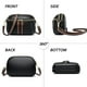 thumbnail image 4 of Bolso de mano sencillo de piel suave para mujer, estilo urbano, con un solo hombro, color gris oscuro, 4 of 5