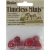Darice Timeless Miniatures Red Plates and Bowls