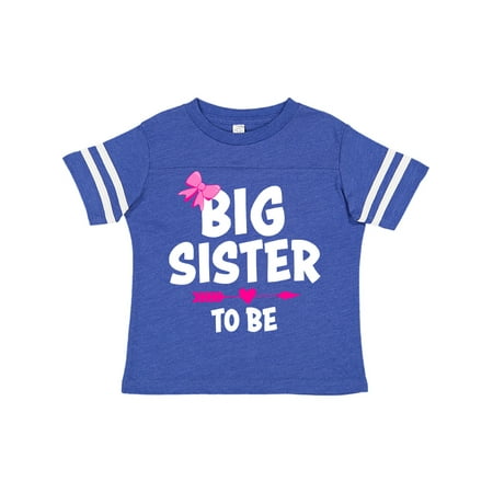 

Inktastic Big Sister To Be with Bow and Arrow Gift Toddler Toddler Girl T-Shirt