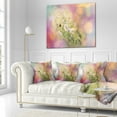 thumbnail image 2 of Designart Cute Little Summer Flowers - Flower Throw Pillow - 18x18, 2 of 4