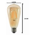 thumbnail image 2 of Guirnalda impermeable de 10 metros con 10 bombillas LED vintage, 2 of 7
