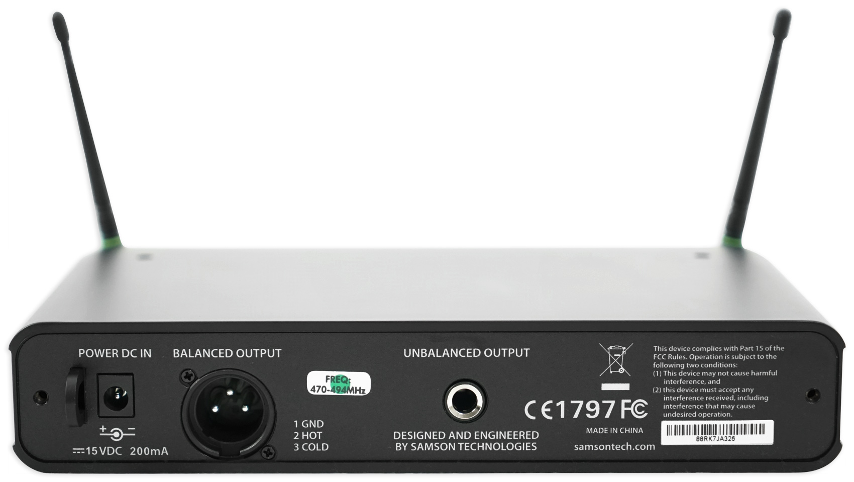 Muziekinstrumenten Microfoons SAMSON Concert 88 Presentation Wireless