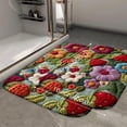 thumbnail image 2 of 1pc Yarn Embroidery with Flowers Absorbent Non-Slip Bathroom Thickened Flannel Rug Decor,Soft,Quick Drying,Suitable For Indoor/outdoor Use,Bathrooms,Bedrooms,Kitchens,Terrace,Laundry Rooms,16"x24", 2 of 9