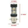 thumbnail image 2 of 2pcs 6000K White H6M LED Headlight For YFZ450R Rhino 700 YFM660, 2 of 6