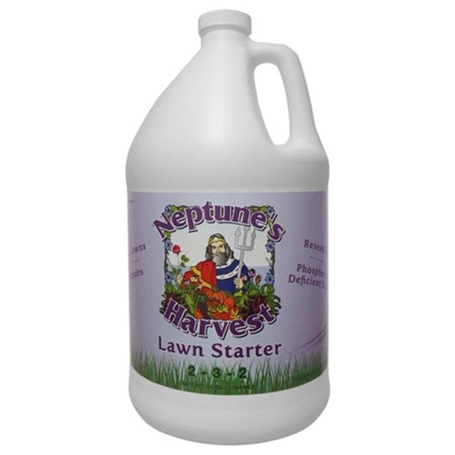 Neptunes Harvest 142 oz Lawn Starter Fertilizer Pack of 4