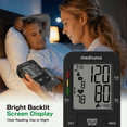 thumbnail image 3 of Medisana Blood Pressure Monitor with 2x199 Sets Memory, Automatic Upper Arm Blood Pressure Monitors for Home Use, LCD Digital Display, Adjustable Large Cuff, 3 of 8