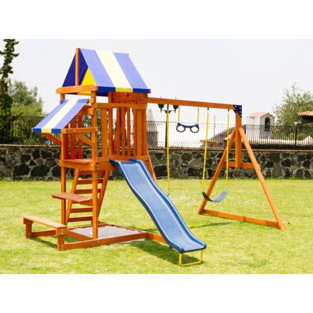 Sportspower Sunnyslope Wooden Swing Set (incomplete, box 2 of 2)