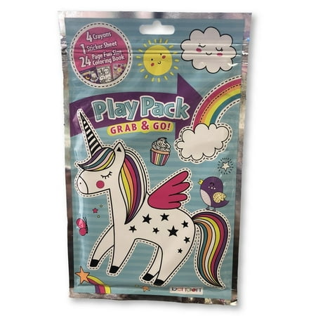 Party Favors - Unicorn - Grab and Go Play Pack - 12ct