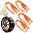 thumbnail image 2 of Anti Snow Chains, Snow Tire Chains, Reusable Anti-skid Tire Snow Chains, 2026 Upgraded Portable Pickup Truck and SUV Chains,Emergency Anti-skid Ties for Muddy Winter Roads, 2 of 5