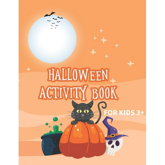 Halloween activity book for kids 3  : Halloween activity coloring book for kids with word search (Paperback)