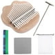thumbnail image 3 of 1 juego de Kalimba pequeño de 17 teclas, piano de pulgar, instrumento musical para principiantes, Kalimba portátil, 3 of 8