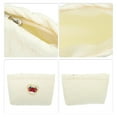 thumbnail image 3 of 1 Pc Bolsa de Maquillaje en Forma de Corazón para Mujeres, Duradera, para Vacaciones, Camping, Gimnasio, Viajes, Beige, Amarillo, Poliéster, 3 of 3