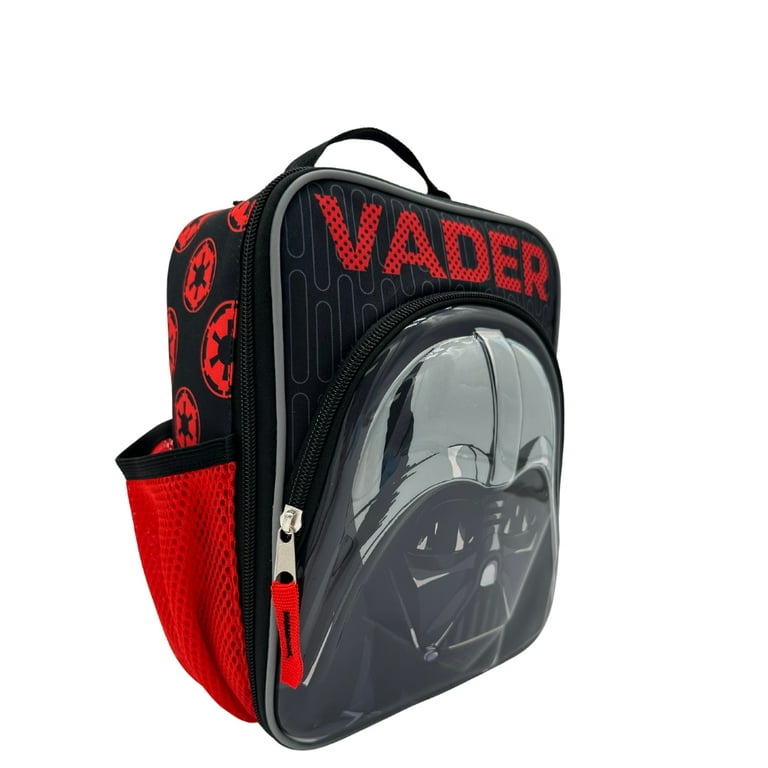 Star Wars Vader Reusable Kids Insulated Lunch Bag with Mesh Water
