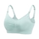 thumbnail image 1 of Sujetador de lactancia para mujeres embarazadas con abertura frontal y sin hebillas, de talla grande, ajustable, fruncido, fino, para posparto, 1 of 5