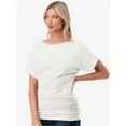 thumbnail image 4 of Womens Super Comfy Boat Neck Dolman Top Shirt, 4 of 4