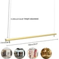 thumbnail image 4 of 39" Height Adjustable Gold Clothing Hanging Racks, Retail Wedding Dress Rack Ceiling Mount Clothes Storage Hanger Garment Rack for Boutique Store Commercial or Home Bedroom, 4 of 8