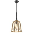 thumbnail image 5 of Cal Lighting Parkton 60W Metal Pendant With Burlap Roped Shade, 5 of 6