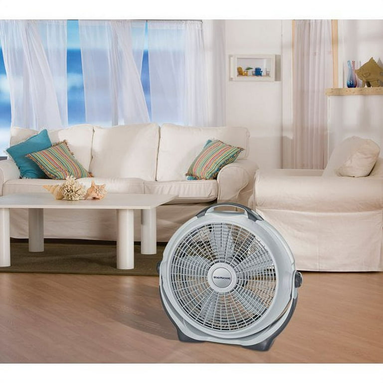 Lasko 20 Air Circulator Wind Machine, 3-Speed Floor Fan with Pivoting  Head, A20301, Gray - Walmart.com