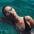 thumbnail image 5 of Swimming Goggles High-Definition Anti-Fog Waterproof Mirrored UV Protection | Large Frame | Silicone Gasket | Interchangeable Nose Pieces | 16x4.5x2cm | Men Women Youth, 5 of 6