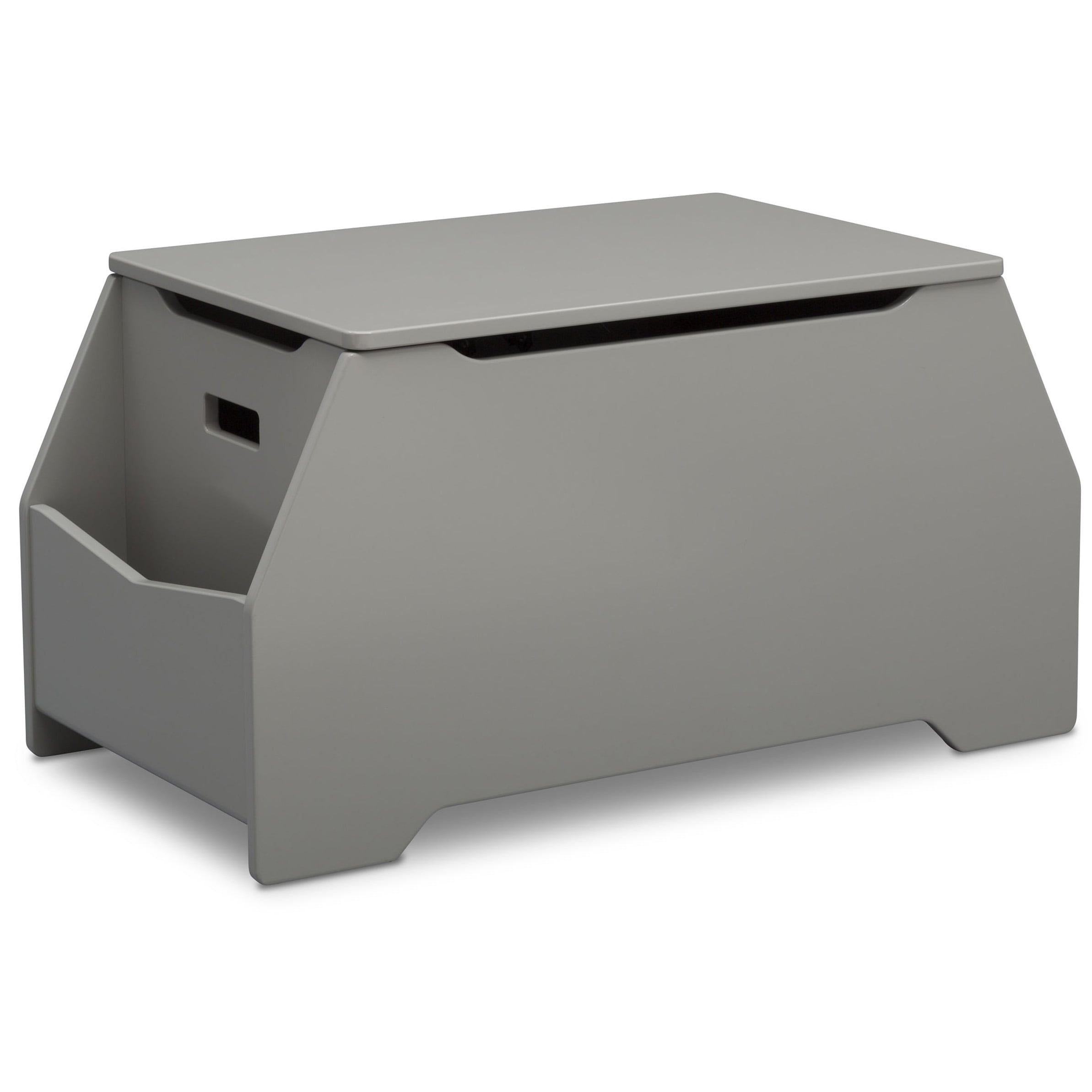 grey toy box seat