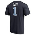 thumbnail image 3 of Men's Navy Memphis Grizzlies #1 Dad T-Shirt, 3 of 3