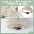 thumbnail image 4 of Opolski Adjustable Silicone Hat Extender with 7-Snap Strap, Universal Fit for Baseball Caps & Snapbacks, Durable Flexible Design for All-Day Comfort, Size 6.5x1.9x0.7cm, 4 of 8