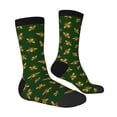 thumbnail image 4 of Yiaed Hohey Bee Print Great elasticity Crew Socks Sports socks for Men and Women, 4 of 5