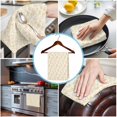 thumbnail image 3 of Orange Flower Leaf 1 Pack Kitchen Towel, Water Absorbent Dish Towel, Botanical Plant Floral Tree Branch Decorative Hand Towels - Quick Drying Cloth for Cooking Baking, 18x28 Inch, 3 of 8