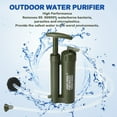 thumbnail image 2 of PVCS Outdoor Water Purifier Camping Hiking Emergency Survival Purifier Filter New, 2 of 9