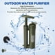 thumbnail image 1 of Fiudx Purificador de Agua para Exteriores, Pajita Esterilizadora Portátil, Sistema de Filtración de Alta Eficiencia, Purificación Natural de Agua, Esencial para Acampar, Senderismo y Supervivencia, T, 1 of 7