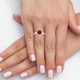 thumbnail image 2 of GemsNY July Birthstone - Traditional Round Ruby Solitaire Ring (Grade - AAA | 0.65cts.), 2 of 4