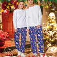thumbnail image 2 of Christmas Pajama Pants for Women Men Couples Xmas Pjs Pants Pajama Bottom Xmas Costume Sleepwear Matching Pajamas for Christmas Gifts, 2 of 7