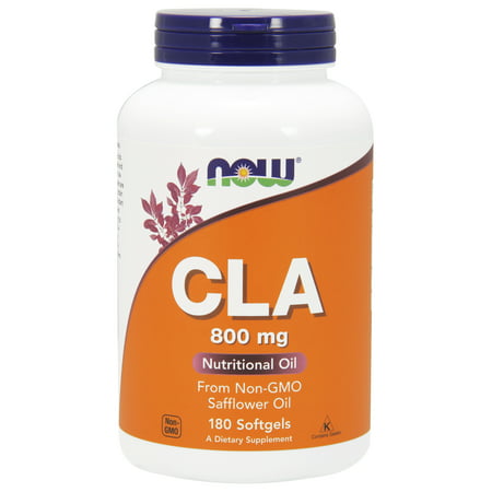 NOW Supplements, CLA (Conjugated Linoleic Acid) 800 mg, 180 (Best Safe Fat Burning Supplements)