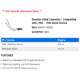 thumbnail image 2 of Diverter Valve Connector - Compatible with 1984 - 1985 Buick Riviera, 2 of 2