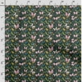 thumbnail image 3 of Soimoi Insect Print, Velvet Fabric, Decor Sewing Fabric by The Yard 54 Inch Wide,Decorative Fabric for Upholstery and Home Accents, Dark Green, 3 of 5